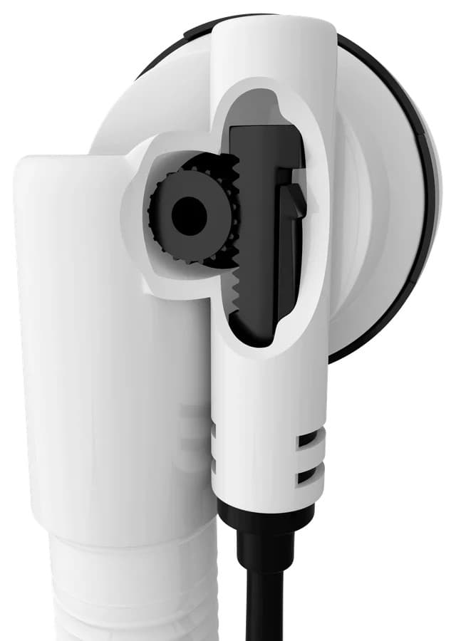 Zestaw odpływowy z korkiem automatycznym, długość 800mm, korek 72mm, czarny mat