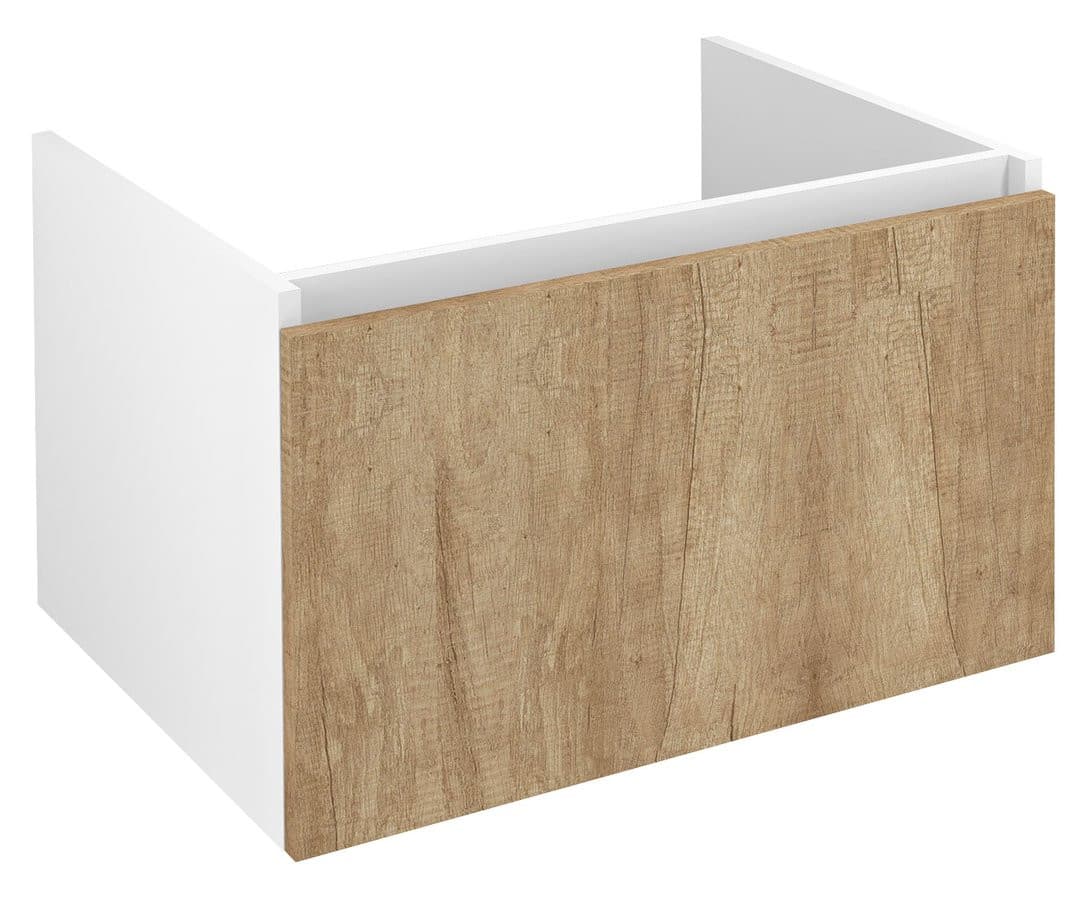 LOREA szafka umywalkowa 70x44x51,2cm, 1x szuflada, dąb alabama/biały mat