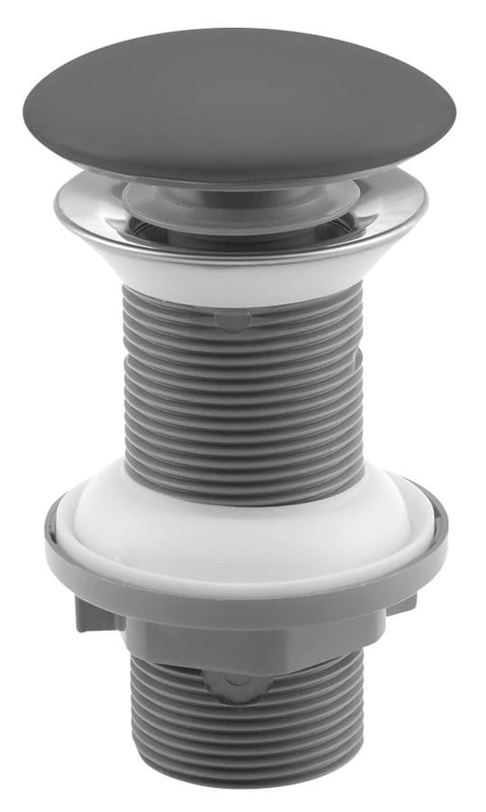 Odpływ umywalkowy 5/4", klik-klak, ceramiczny korek, 20-70mm, antracyt