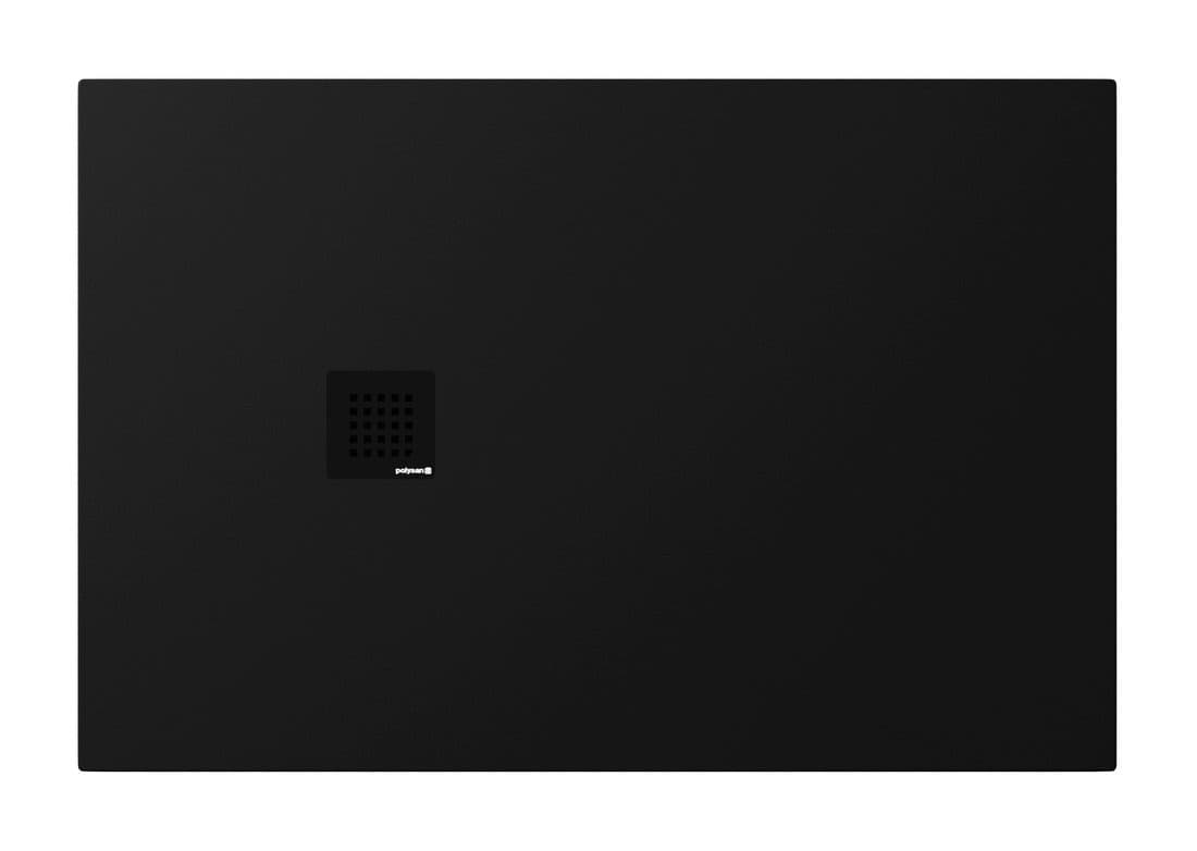 TRENECA brodzik kompozytowy z możliwością docinania 120x80cm, czarny mat