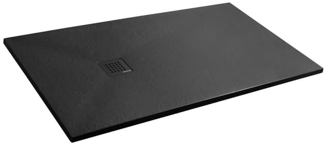 TRENECA brodzik kompozytowy z możliwością docinania 130x80cm, czarny mat