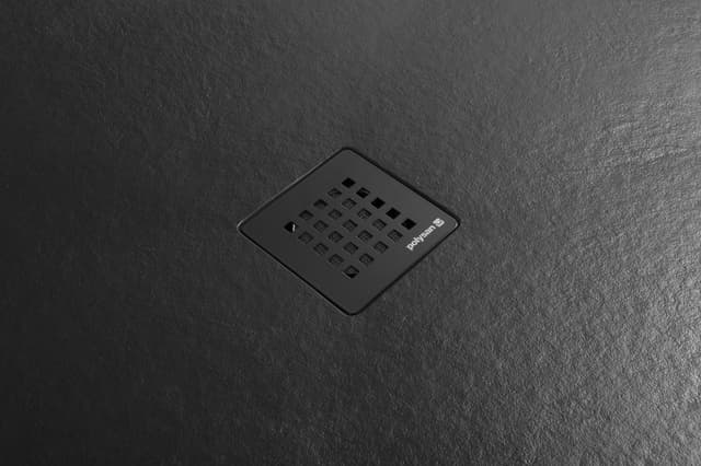 TRENECA brodzik kompozytowy z możliwością docinania 130x80cm, czarny mat