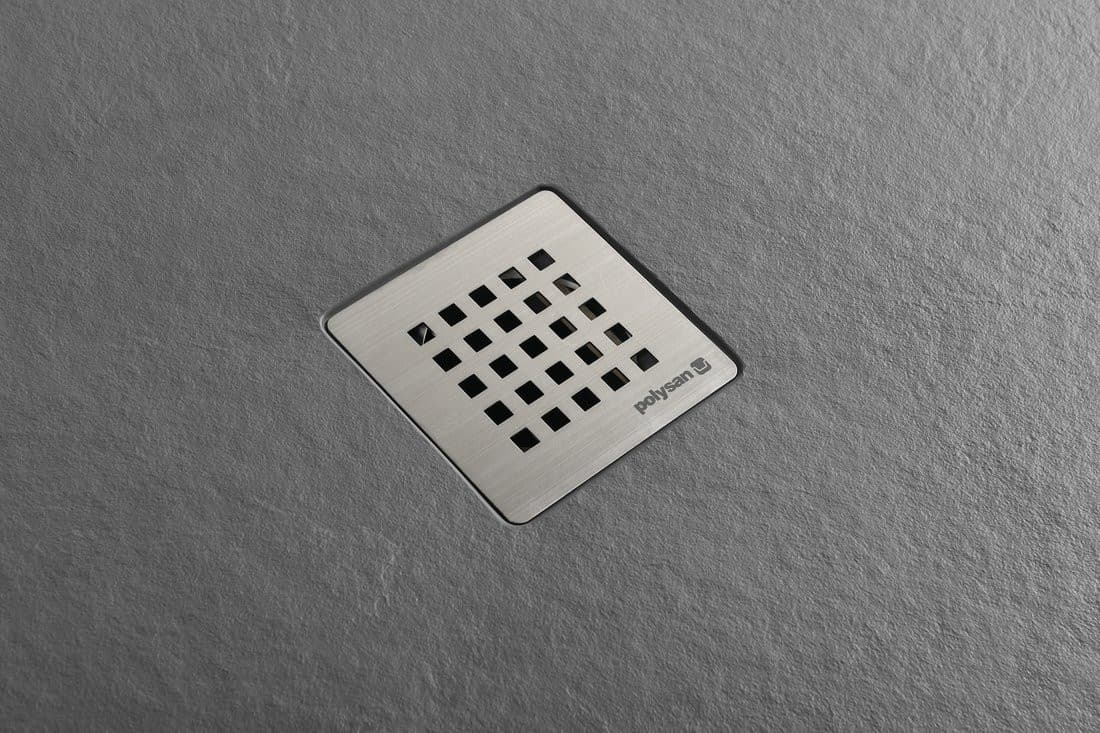 TRENECA brodzik kompozytowy z możliwością docinania 140x80cm, szary mat