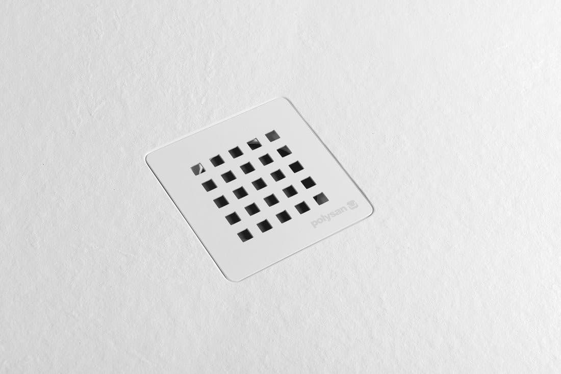 TRENECA brodzik kompozytowy z możliwością docinania 100x90cm, biały mat