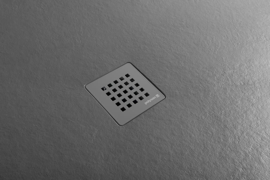 TRENECA brodzik kompozytowy z możliwością docinania 150x90cm, szary mat