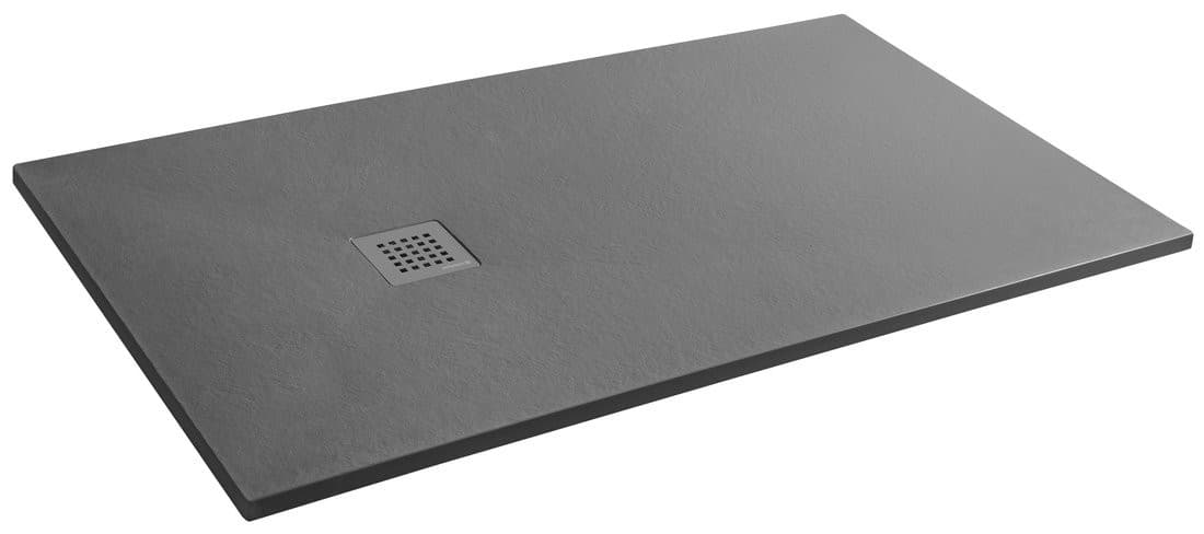 TRENECA brodzik kompozytowy z możliwością docinania 160x90cm, szary mat