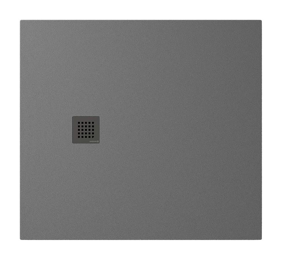 TRENECA brodzik kompozytowy z możliwością docinania 110x100cm, szary mat