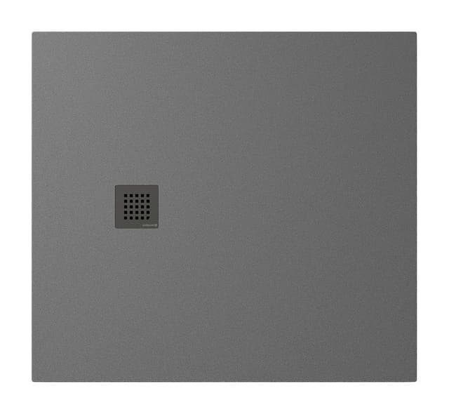 TRENECA brodzik kompozytowy z możliwością docinania 110x100cm, szary mat