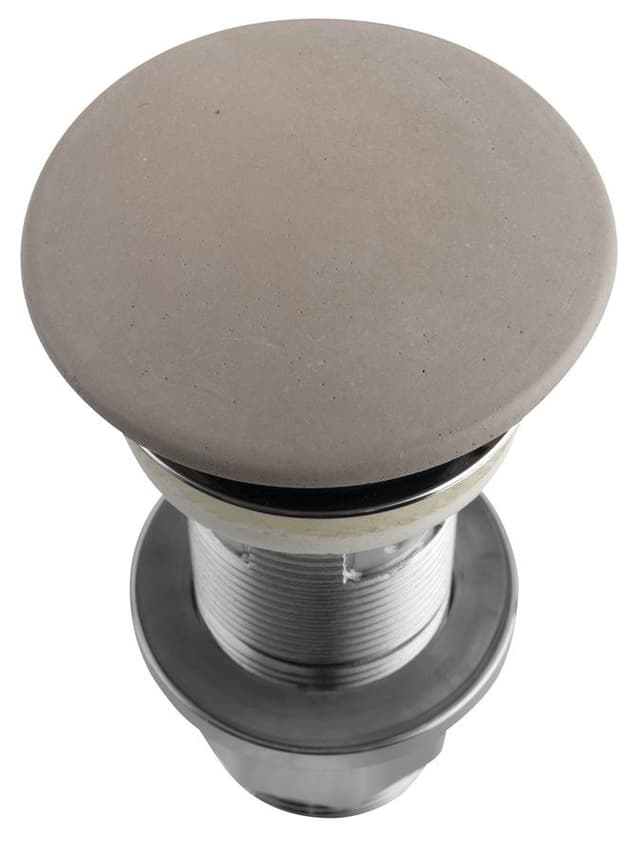 Korek umywalkowy 5/4'', klik-klak, betonowy grzybek, 10-80mm, piaskowy