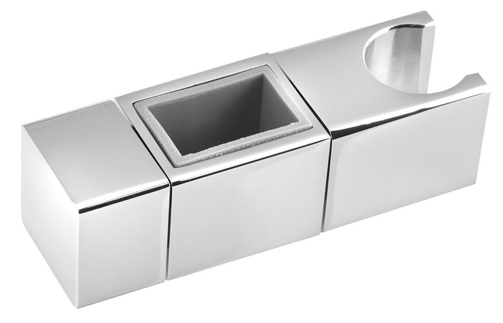 Zapasowy suwak do drążka prysznicowego 16x26mm, mosiądz/chrom