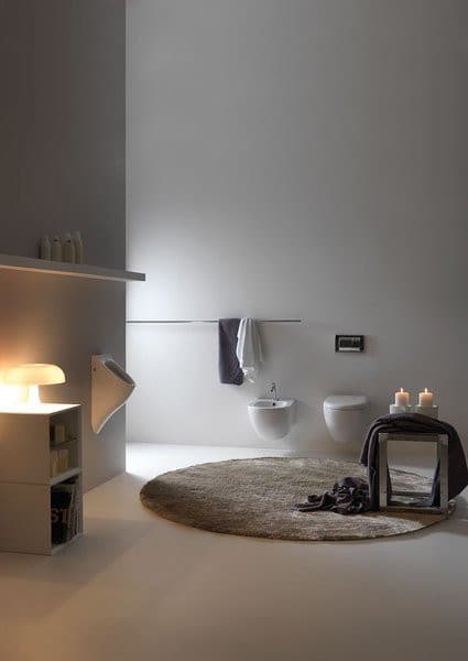 AQUATECH pisuar 21x53,5 cm, tylne zasilanie, włącznie z syfonem, biały