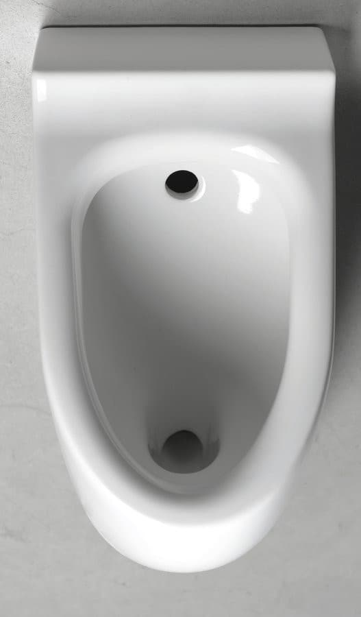 AQUATECH pisuar 21x53,5 cm, tylne zasilanie, włącznie z syfonem, biały