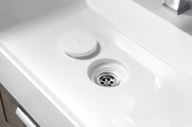 TWIG umywalka kompozytowa z maskownicą odpływu 60x47cm, bez otworu na baterię, biały