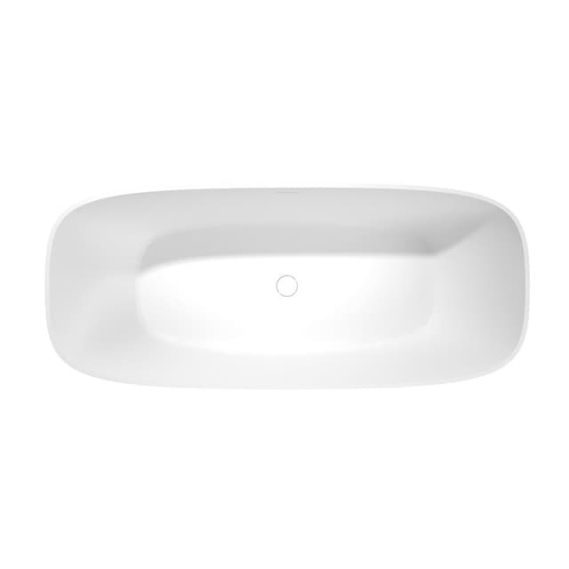 MEDINA wanna wolnostojąca 165x70x52cm, solid surface, biały mat