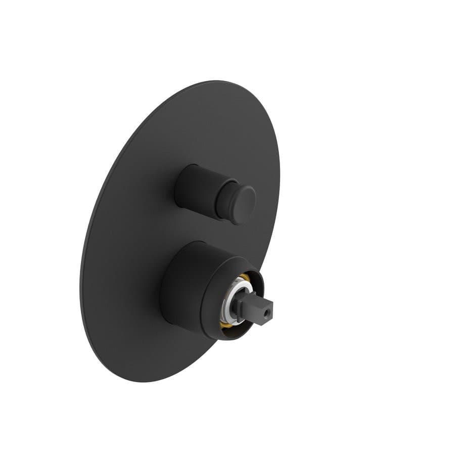 ULTRAMIX korpus do baterii prysznicowej podtynkowej, 2 wyjście, czarny mat