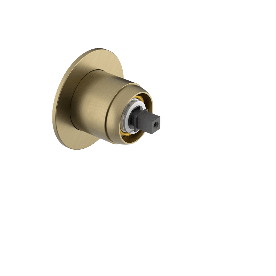 ULTRAMIX korpus do baterii prysznicowej podtynkowej, 1 wyjście, złoto mat