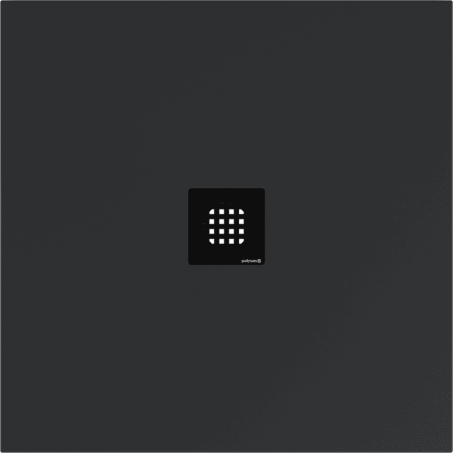 FLEXIA brodzik kompozytowy z możliwością docinania 90x90cm, antracyt mat