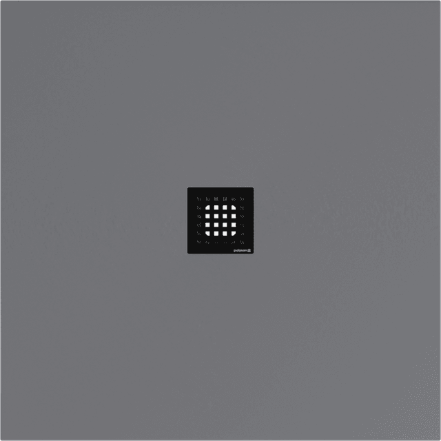 FLEXIA brodzik kompozytowy z możliwością docinania 100x100cm, szary mat