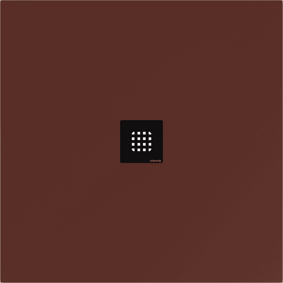 FLEXIA brodzik kompozytowy z możliwością docinania 100x100cm, brązowy mat