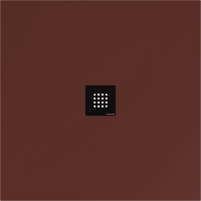 FLEXIA brodzik kompozytowy z możliwością docinania 100x100cm, brązowy mat