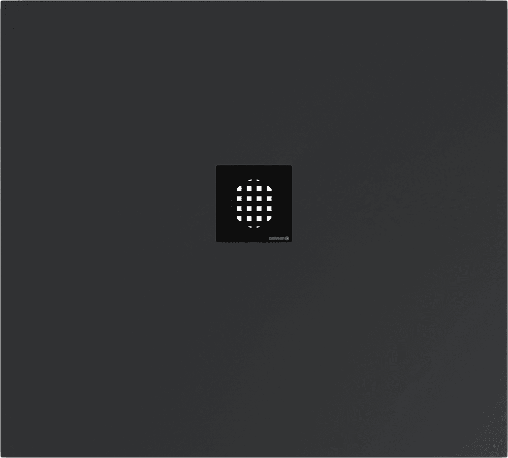 FLEXIA brodzik kompozytowy z możliwością docinania 100x90cm, antracyt mat