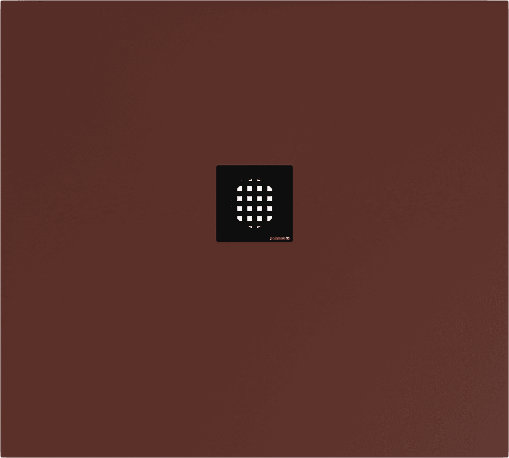 FLEXIA brodzik kompozytowy z możliwością docinania 100x90cm, brązowy mat