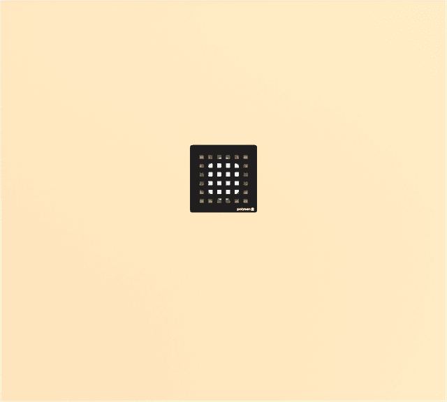 FLEXIA brodzik kompozytowy z możliwością docinania 100x90cm, beż mat