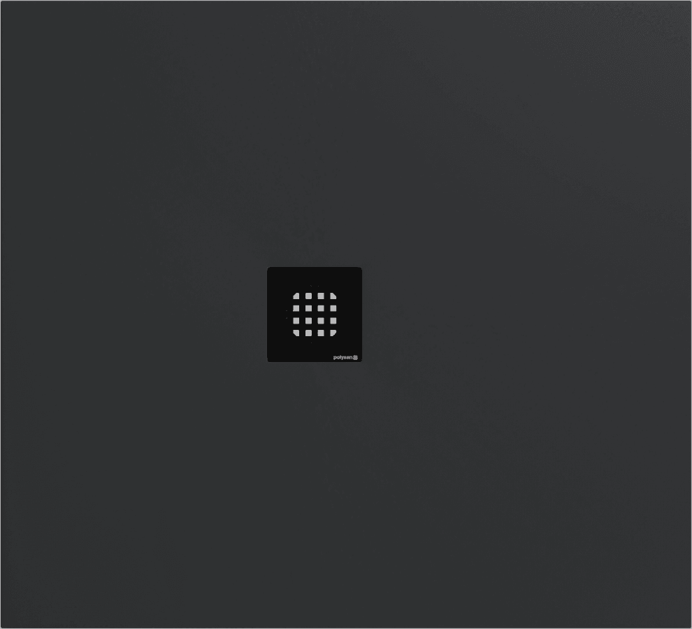 FLEXIA brodzik kompozytowy z możliwością docinania 110x100cm, antracyt mat