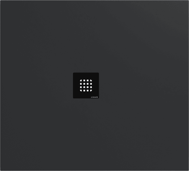 FLEXIA brodzik kompozytowy z możliwością docinania 110x100cm, antracyt mat