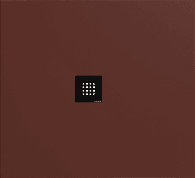 FLEXIA brodzik kompozytowy z możliwością docinania 110x100cm, brązowy mat