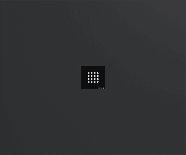 FLEXIA brodzik kompozytowy z możliwością docinania 120x100cm, antracyt mat