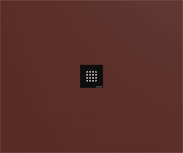 FLEXIA brodzik kompozytowy z możliwością docinania 120x100cm, brązowy mat