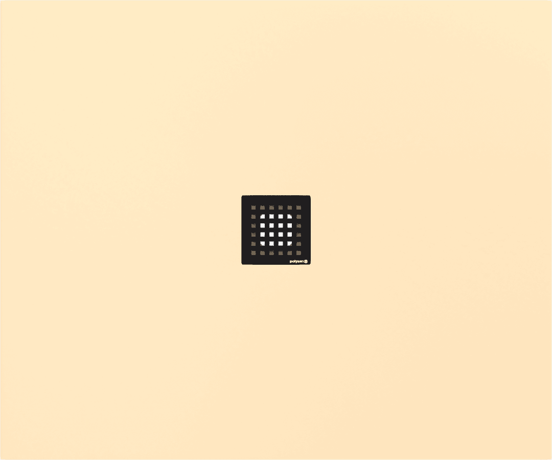 FLEXIA brodzik kompozytowy z możliwością docinania 120x100cm, beż mat