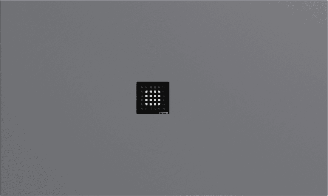 FLEXIA brodzik kompozytowy z możliwością docinania 150x90cm, szary mat