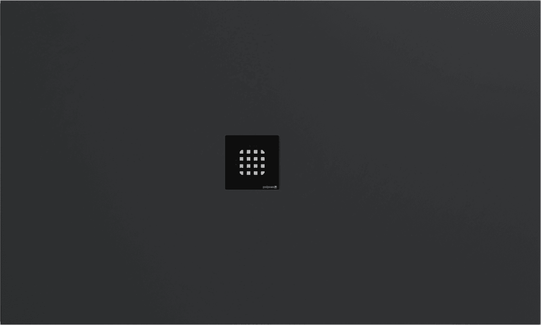 FLEXIA brodzik kompozytowy z możliwością docinania 150x90cm, antracyt mat