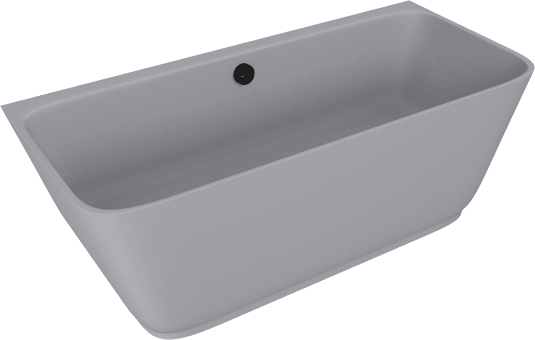 SKYLLA wanna wolnostojąca przyścienna 170x75x60cm, kompozyt, szary mat