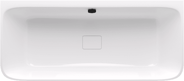 SKYLLA wanna wolnostojąca przyścienna 170x75x60cm, kompozyt, biały/szary mat