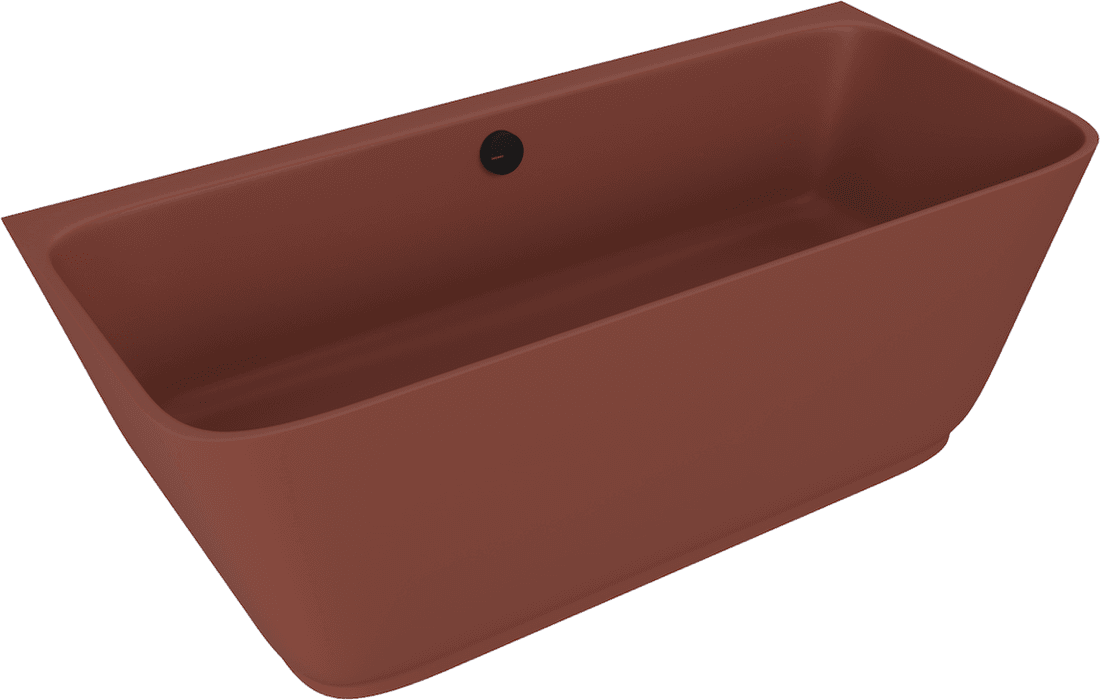 SKYLLA wanna wolnostojąca przyścienna 170x75x60cm, kompozyt, brązowy mat