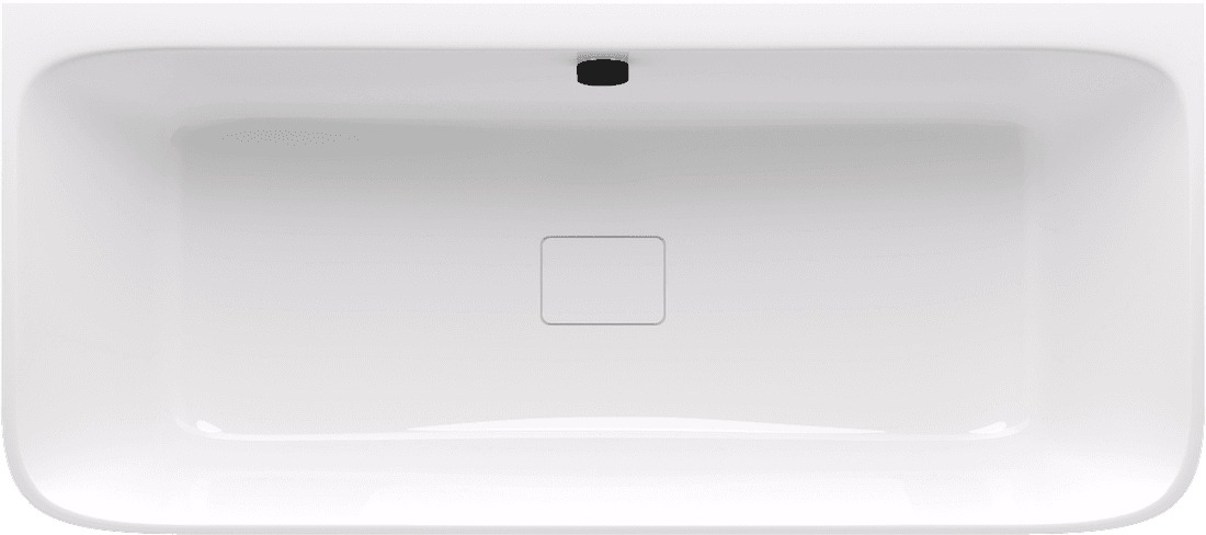 SKYLLA wanna wolnostojąca przyścienna 170x75x60cm, kompozyt, biały/ brązowy mat