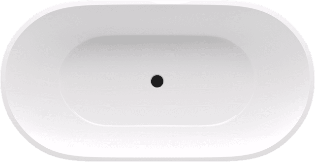REDUTA wanna wolnostojąca 171x81x58cm, kompozyt, biały/szary mat