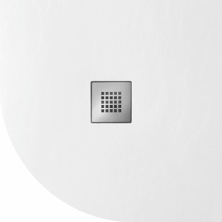 MITIA brodzik prysznicowy kompozytowy, półokrągły 90x90cm, biały