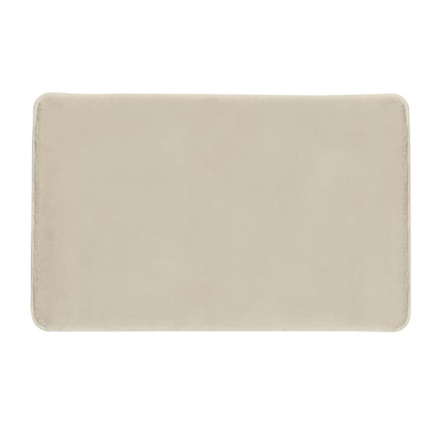 FUZZY dywanik łazienkowy, 50x80cm, 100% polyester, antypoślizgowy, tortora