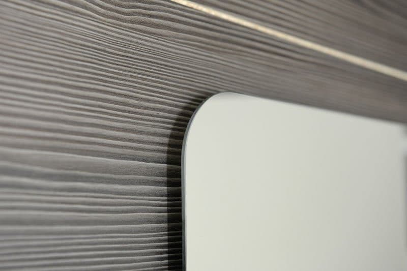 ISHAPE lustro ze ściętą krawędzią 60x80cm, zaokrąglone rogi, CU free