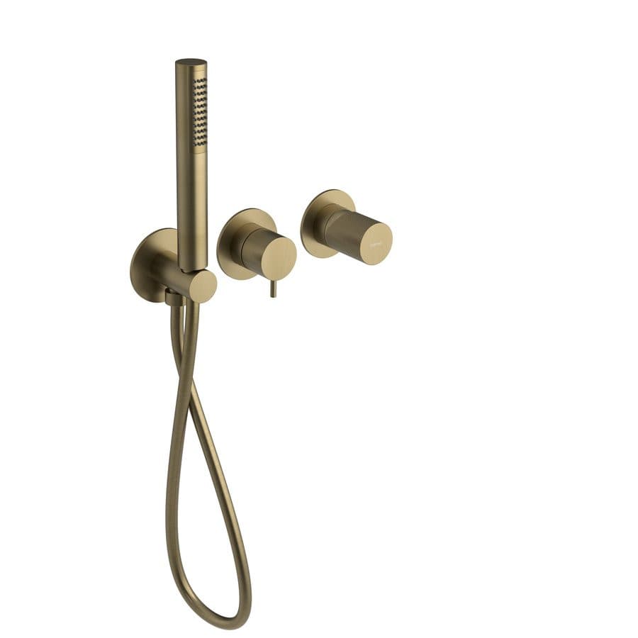 ULTRATAP podtynkowa bateria prysznicowa/wannowa, 2 funkcje, złoto mat