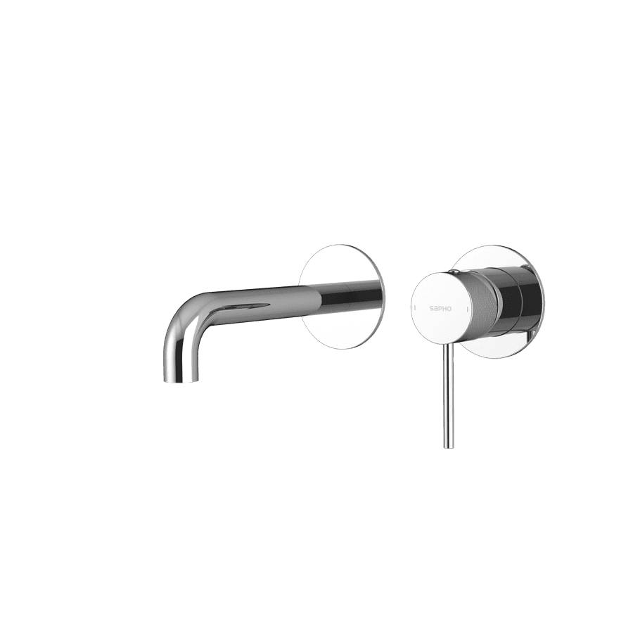 ULTRASAN bateria umywalkowa podtynkowa, 2-elementowa, wylewka 20cm, chrom