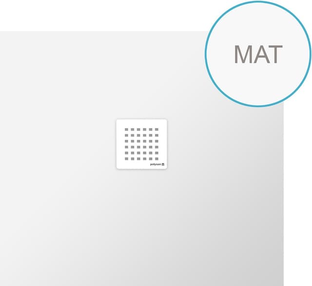 FLEXIA brodzik kompozytowy z możliwością docinania 100x90cm, biały mat