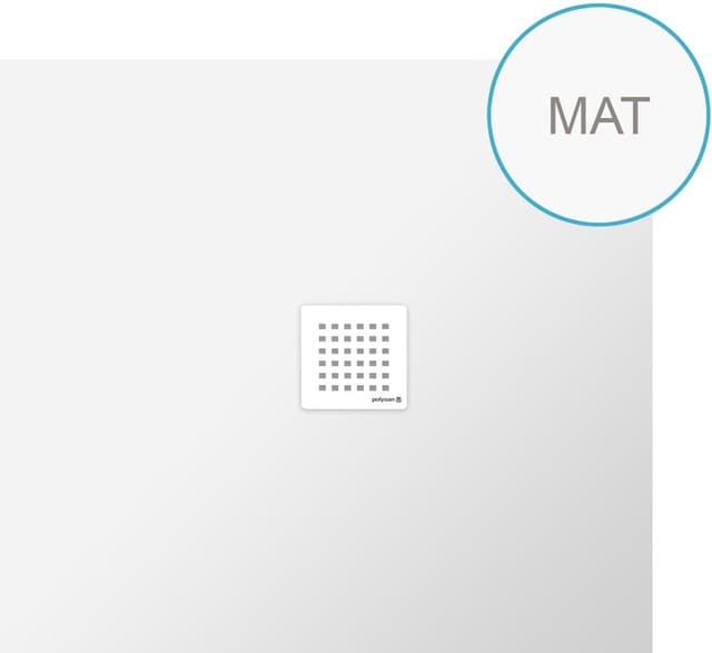 FLEXIA brodzik kompozytowy z możliwością docinania 110x100cm, biały mat