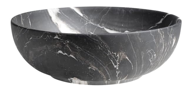 RONDANE umywalka ceramiczna nablatowa średnica 41cm, carnico marmor