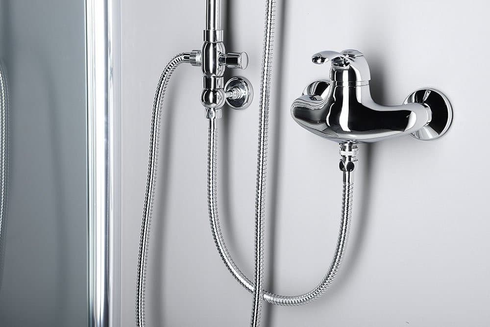 VANITY zestaw prysznicowy z podłączeniem do baterii, głowica i główka prysznicowa, chrom