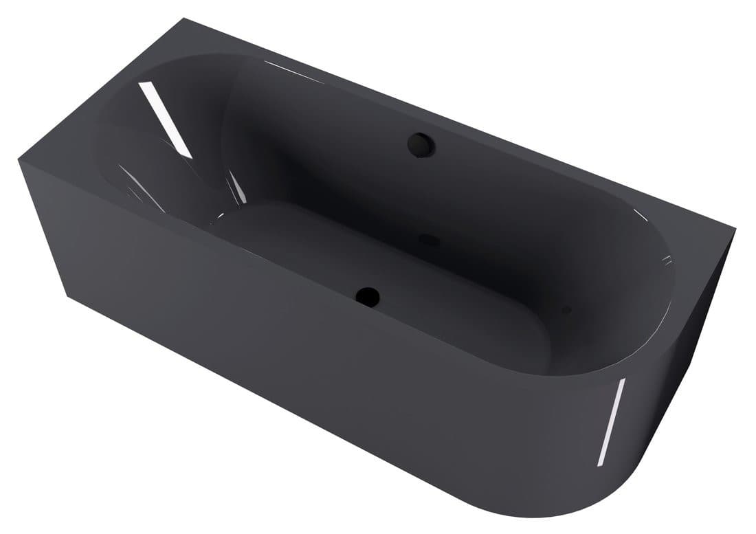 VIVA L MONOLITH wanna wolnostojąca przyścienna 170x75x60cm, szary